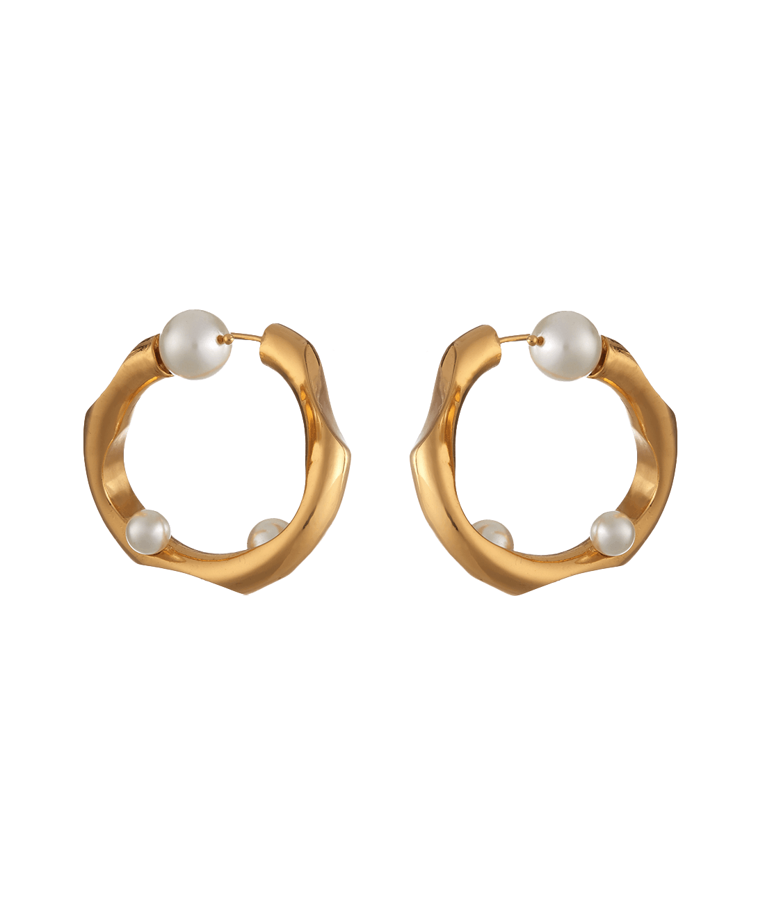 Pearl Hoops - Medium Frida | Ana Luisa | Online Jewelry Store At Prices  You'll Love